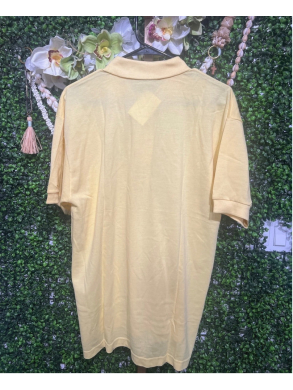 Men’s Polo Ralph Lauren Classic Fit Stretch Mesh Polo Shirt Wicket Yellow XL - Picture 8 of 8